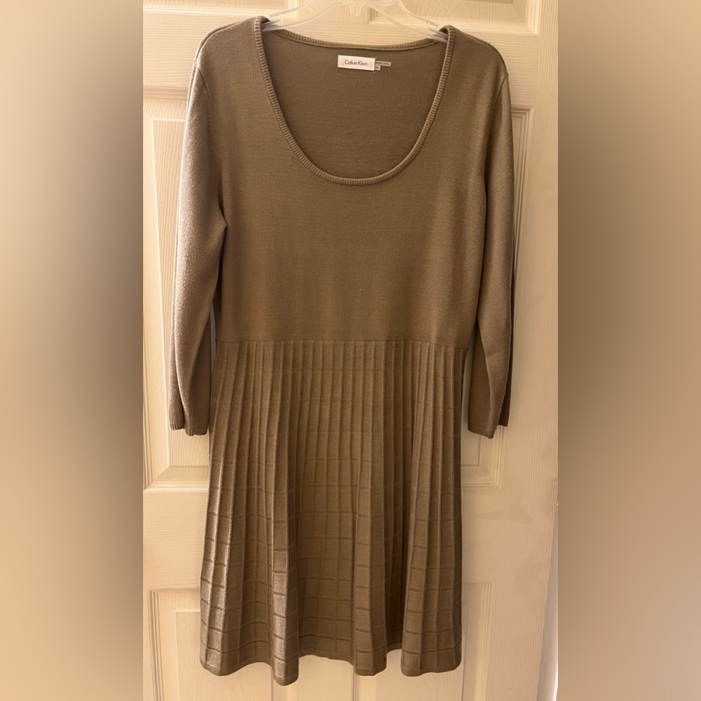 Calvin Klein Taupe dress